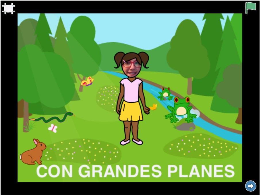 Presentación del entorno natural en pantalla completa